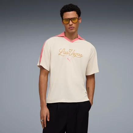 Мужское поло Puma T7 Las Vegas, снежно-белое