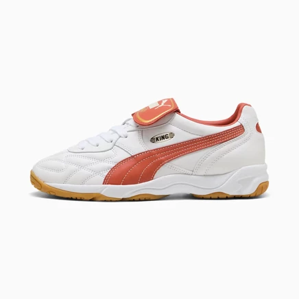 Кроссовки Puma King King Indoor, бело-амареновые