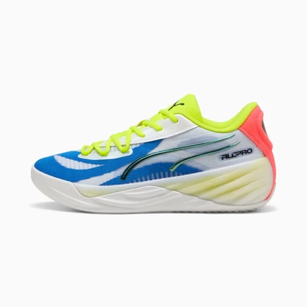 Мужские кроссовки Puma All-Pro NITRO, бело-жёлто-розовые