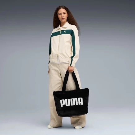 Женская сумка-тоут Puma Up из искусственного меха, черная