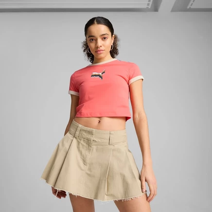 Женская футболка Puma Equal Love Confederation, персиковая