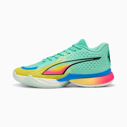 Женские кроссовки Puma Stewie 5 Turbo, мятно-черно-желтые