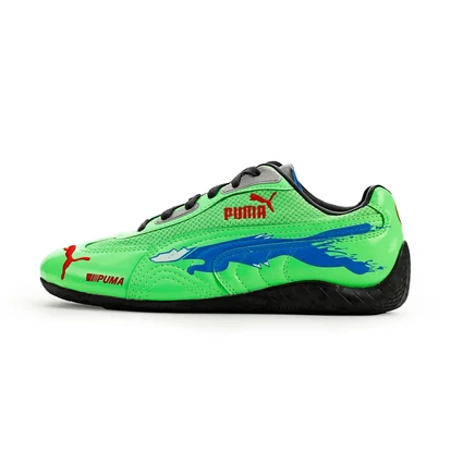 Кроссовки Puma Speedcat PUMA x Fast & Furious, флуоресцентно-зеленые/сине-черные