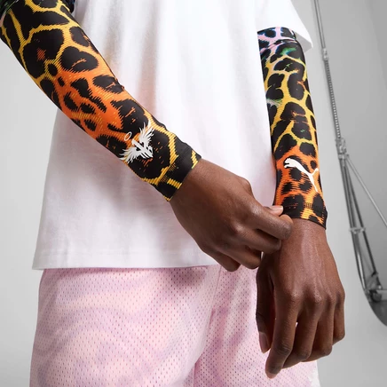 Мужские рукава Puma MELO Alien Skin, черные с принтом