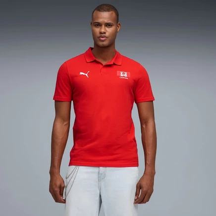 Мужское поло Puma Fanpack Country Pride, красно-белая