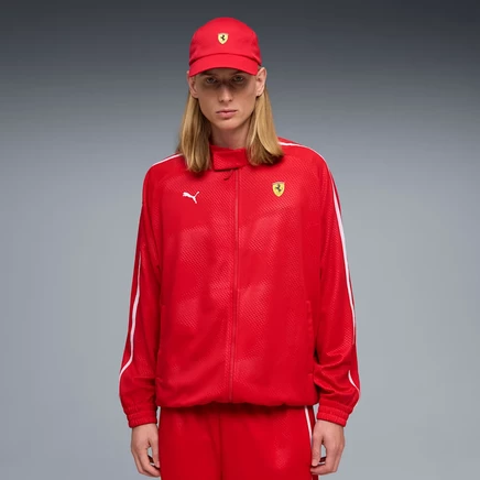 Мужская куртка Puma Scuderia Ferrari T7 oversize, красная