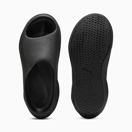Мужские сланцы Puma Unwind NITROcat, черно-светло-серые