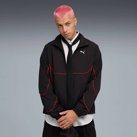 Мужская тренировочная куртка Puma PUMATECH-X, черно-красная