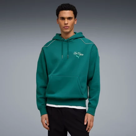 Мужское худи Puma Wardrobe Essentials Las Vegas, изумрудное