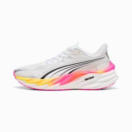 Женские кроссовки Puma Velocity NITRO 4, бело-красно-розовые
