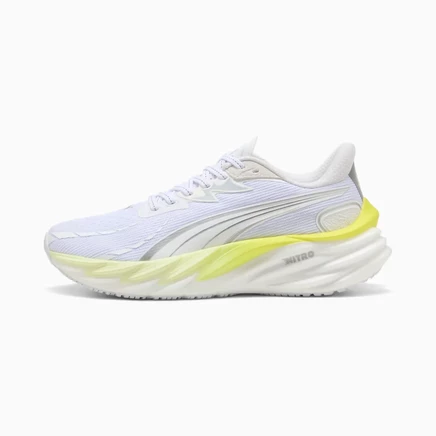 Женские беговые кроссовки Puma Velocity NITRO 4, бело-зеленые