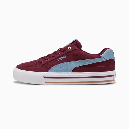 Мужские кеды Puma Court Classic Vulcanized, рубиново-голубые
