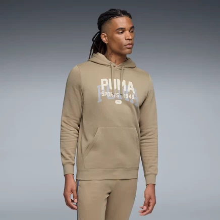 Мужское флисовое худи Puma House of Graphics, кофейное