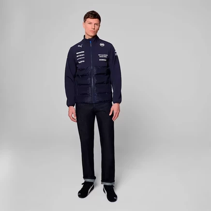 Мужская куртка puma williams racing 2025 hybrid темно-синяя
