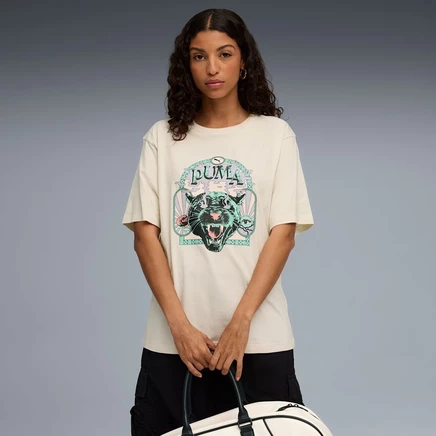 Женская футболка Puma House of Graphics, белая