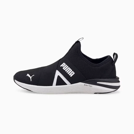 Женские слипоны Puma Better Foam, черно-белые
