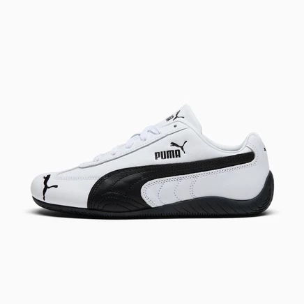 Женские кроссовки PUMA SPEEDCAT Leather, бело-черные