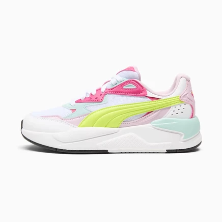 Женские кроссовки Puma X-Ray Speed, бело‑лаймово‑сиреневые