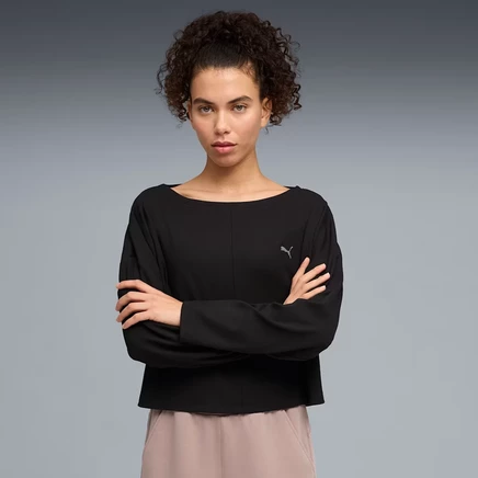 Женский лонгслив Puma Cloudspun Ultra Soft, черный