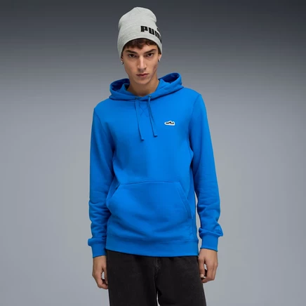 Мужское худи Puma Wardrobe Essentials Suede с капюшоном, синий