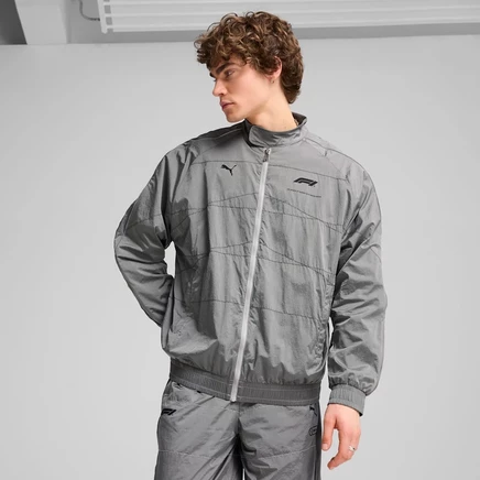 Мужская трековая куртка Puma Formula 1 T7, серебристая