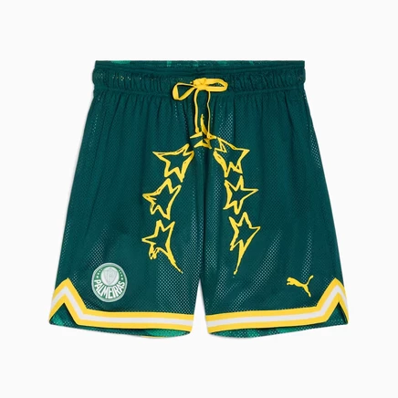 Мужские баскетбольные шорты Puma x Palmeiras, малахитовые