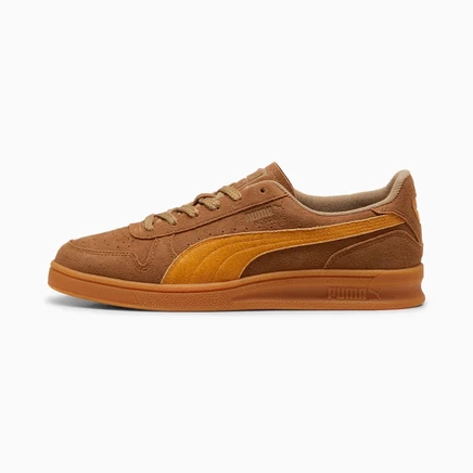 Мужские кроссовки Puma Indoor R-Suede, коричнево-желтые