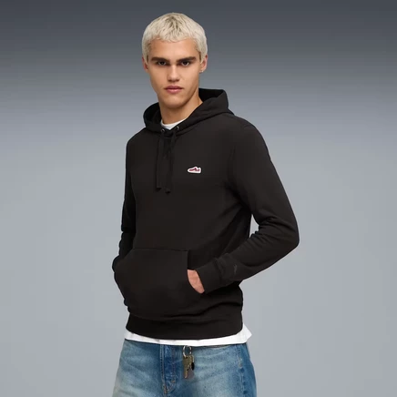 Мужское худи Puma Wardrobe Essentials Suede, черное