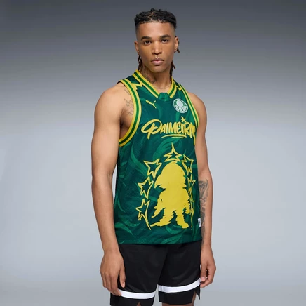 Мужская майка Puma Hoops x Palmeiras, малахитовая