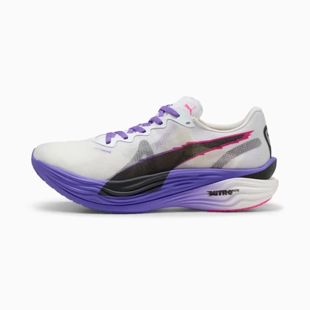 Мужские беговые кроссовки Puma Deviate Elite 3, бело-фиолетовые