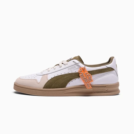 Кроссовки Puma Indoor Club Las Vegas, бело-серо-оливковые