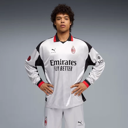 Мужская джерси Puma AC Milan x Slam Jam, серебристая