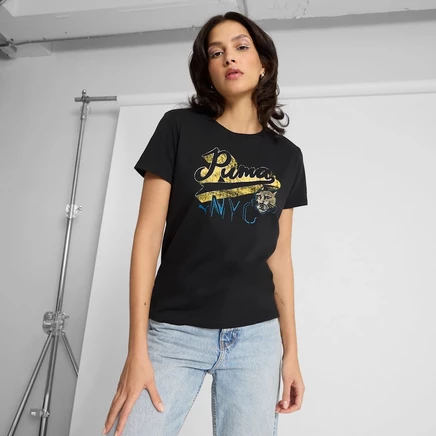 Женская футболка Puma NYC, черная