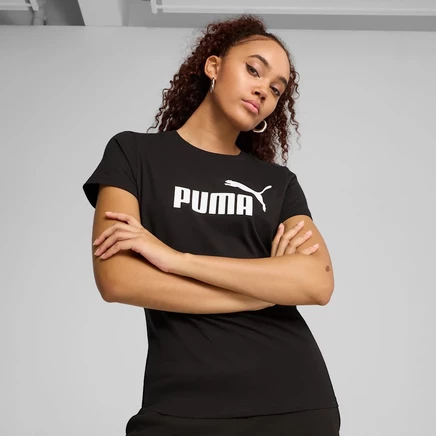 Женская футболка Puma PUMA Essentials, чёрная