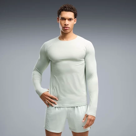 Мужской лонгслив для бега Puma Cloudspun, мятный