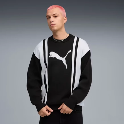 Свитер Puma FUTURE.PUMA.ARCHIVE, черно-белый