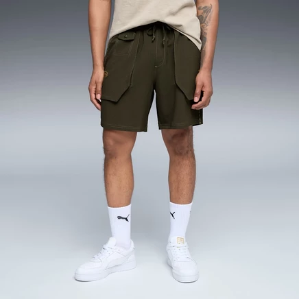 Мужские шорты Puma PUMA x Bodega, темно-оливковые