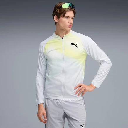 Мужская беговая куртка Puma Lightspeed, серебристая