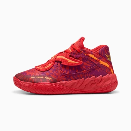 Баскетбольные кроссовки Puma MELO X MB.05, красно-оранжевые