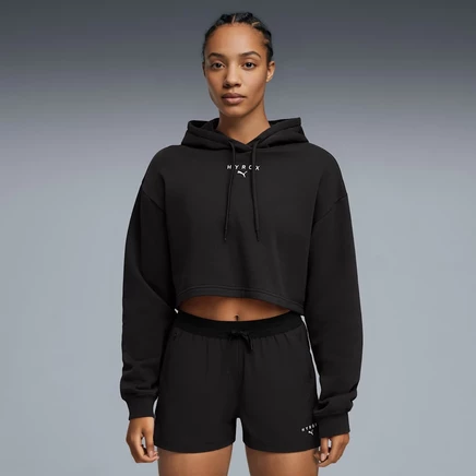 Женская толстовка-худи PUMA x HYROX, черная