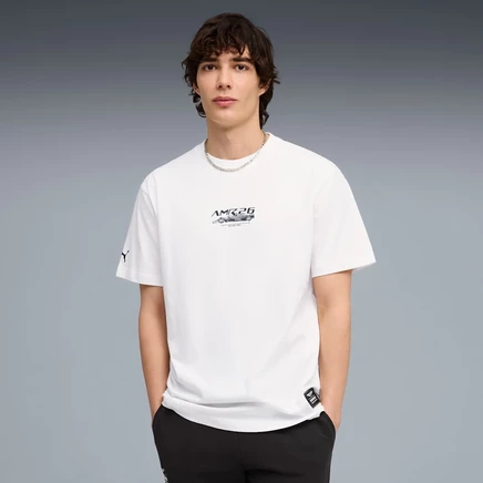 Мужская футболка Puma x Aston Martin Aramco F1, белая