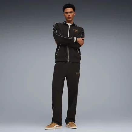 Мужские спортивные штаны Puma T7 Las Vegas с лампасами, черные