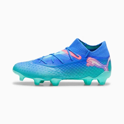 Женские бутсы PUMA FUTURE 7 ULTIMATE, голубой/белый/мятный