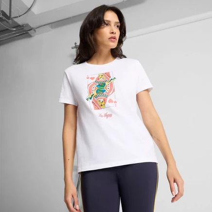 Футболка Puma Las Vegas Cards, белая