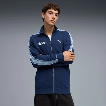 Мужская тренировочная куртка Puma T7 NYC, персидский синий