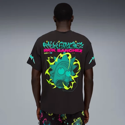 Мужская футболка Puma x Rick and Morty, черная