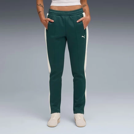 Женские трековые штаны Puma T7, зеленые