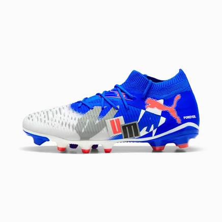 Puma FUTURE FUTURE 8 MATCH FOREVER puma white-ultra blue-feather gray-puma black-glowing red