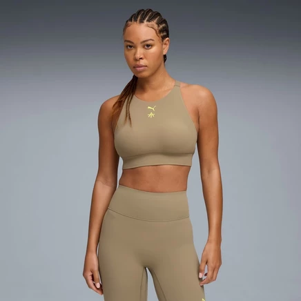 Женский спортивный бюстгальтер Puma Shapeluxe, зеленый