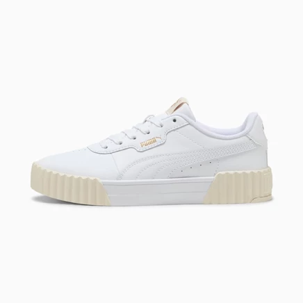 Женские кроссовки Puma Carina 3.0, белые/золотистые